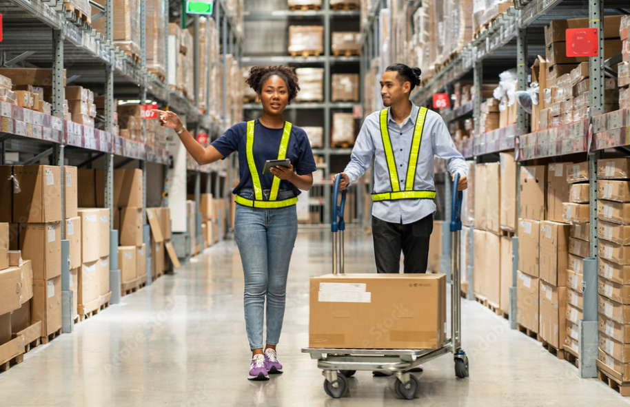 Warehouse inventory team
